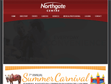 Tablet Screenshot of northgatecentre.ca